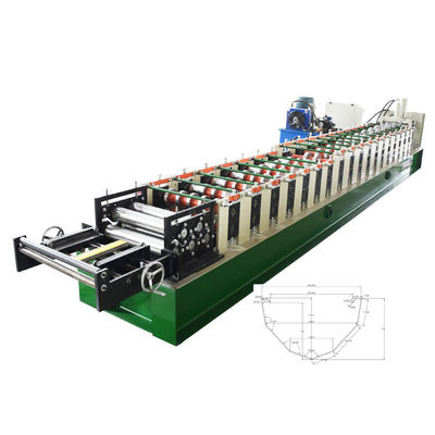 14 Station Downspout Roll Forming Equipment Precise Durable Results In Construction